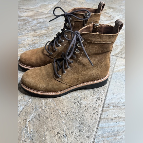 Dolce Vita Suede Lace-Up Ankle Boots – Brown (Women’s 7) - Picture 6 of 12